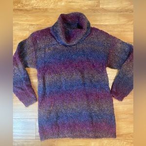 Vintage Western Connection Wool Ombré Turtleneck Sweater